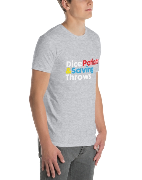 Dice, Potions &amp; Saving Throws T-Shirt