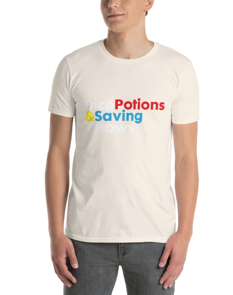 Dice, Potions &amp; Saving Throws T-Shirt