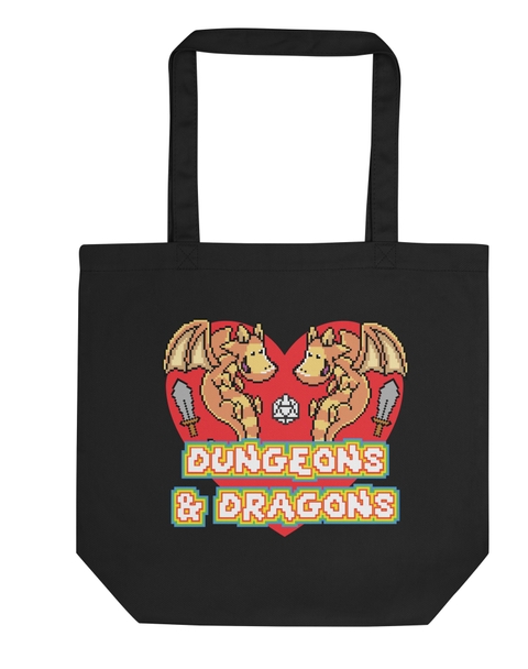 Pixel Heart Tote Bag