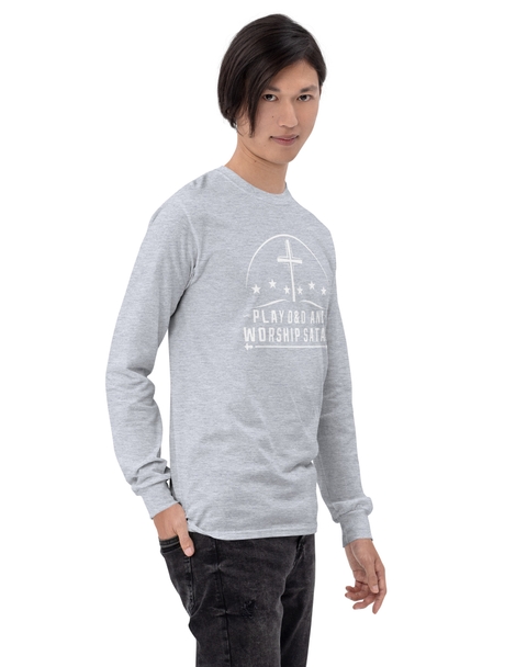 Play DND &amp; Worship Satan Long Sleeve Shirt