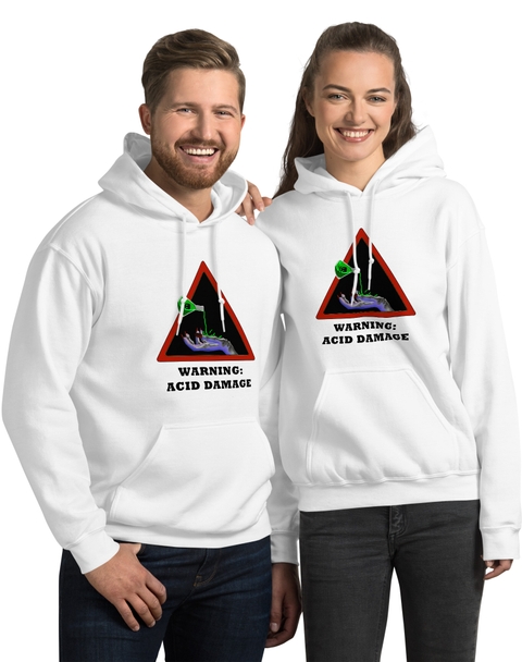 Warning: Acid Damage Hoodie
