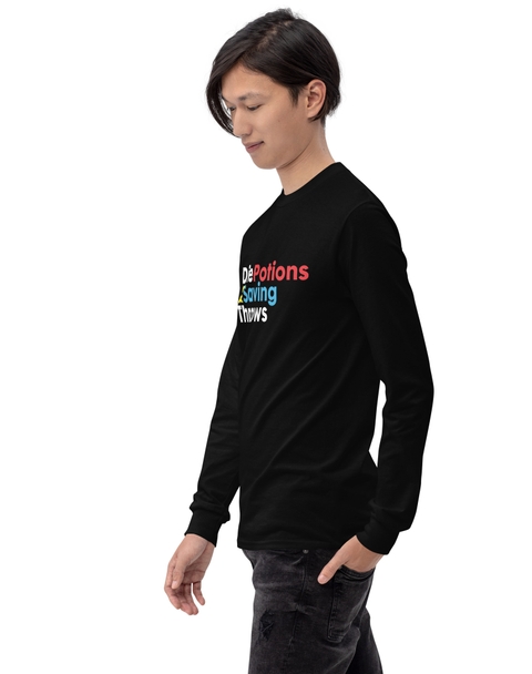 Dice, Potions &amp; Saving Throws Long Sleeve Shirt