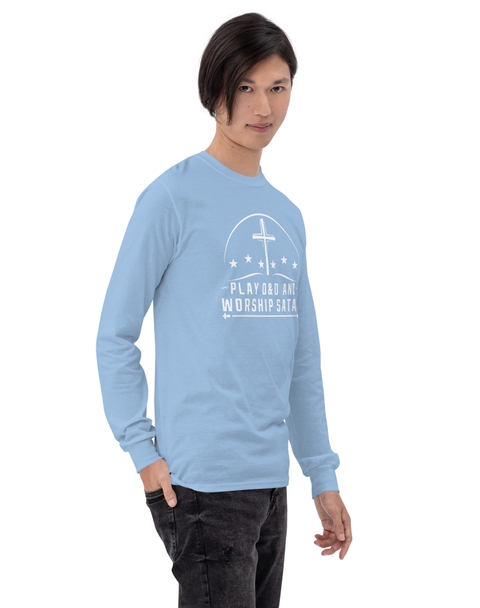 Play DND &amp; Worship Satan Long Sleeve Shirt