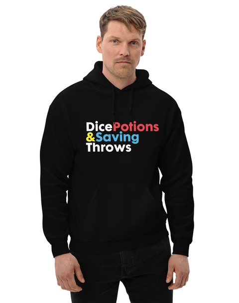 Dice, Potions & Saving Throws Hoodie