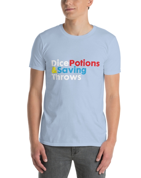 Dice, Potions & Saving Throws T-Shirt