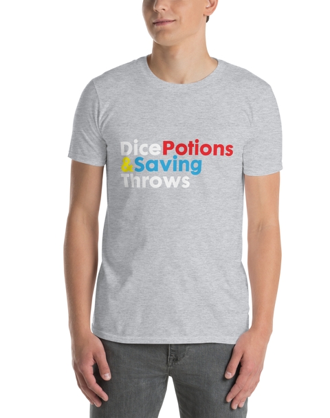 Dice, Potions &amp; Saving Throws T-Shirt