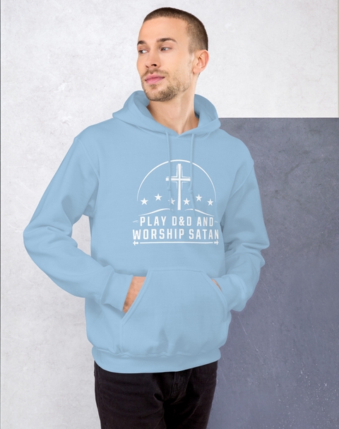 Play DND &amp; Worship Satan Hoodie