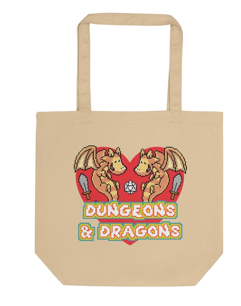 Pixel Heart Tote Bag