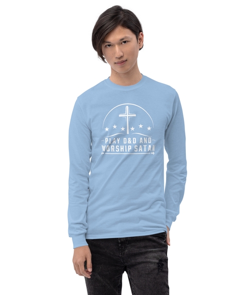 Play DND &amp; Worship Satan Long Sleeve Shirt