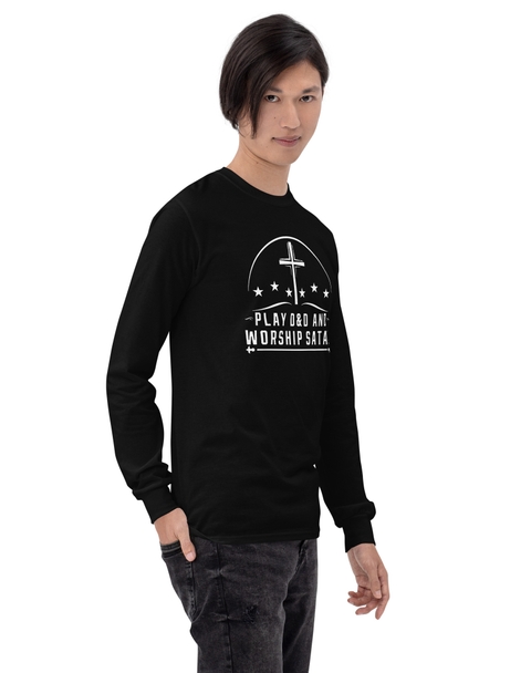 Play DND &amp; Worship Satan Long Sleeve Shirt
