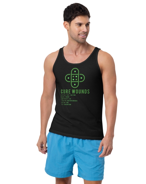 <p>Cure Wounds <span class="text-dnd-red">Vest</span></p>
