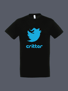 Critter Tshirt Black