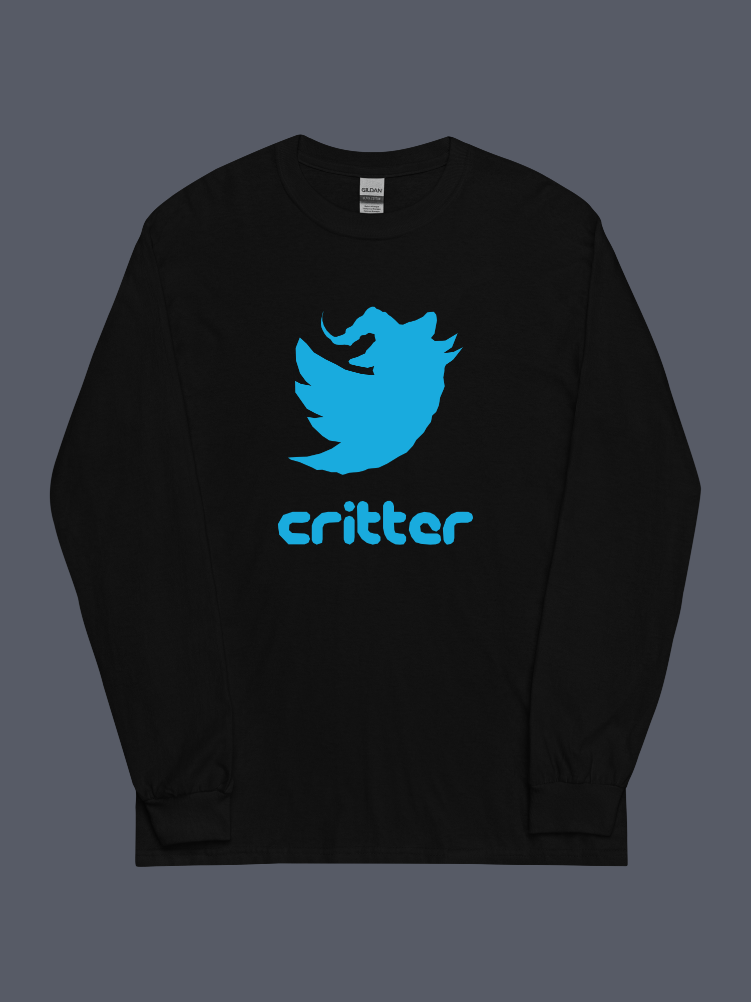 Critter Long Sleeve Tee Black