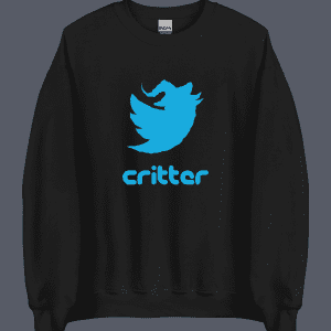 Critter Sweatshirt Black