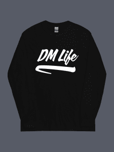 DM Life Long Sleeve Tee Black
