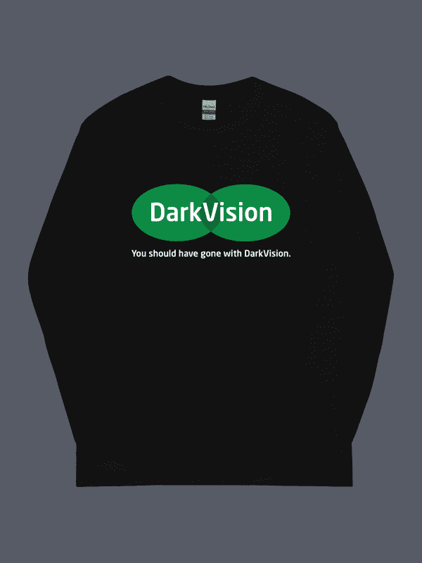 Darkvision Long Sleeve Tee Black