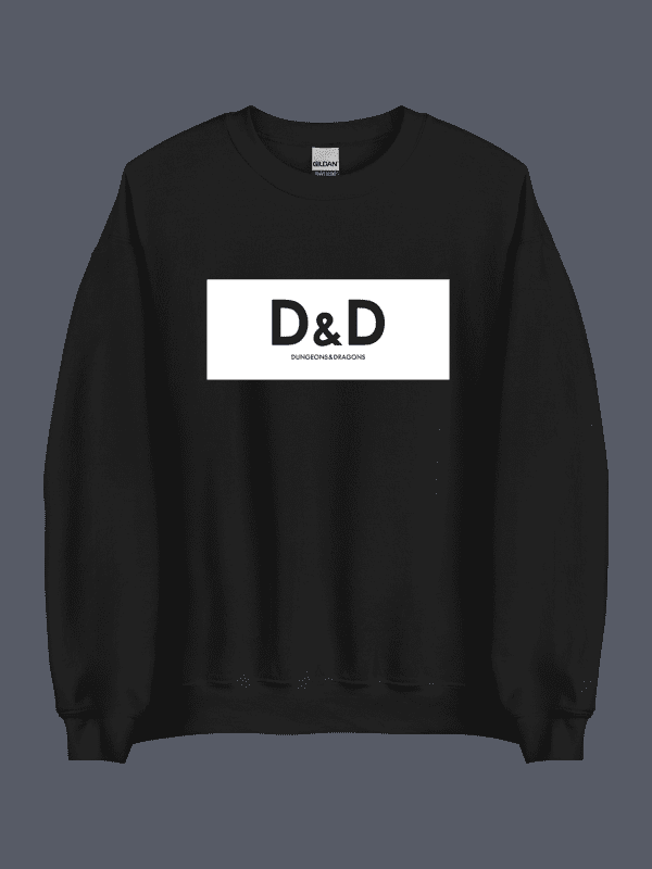Designer DnD Sweatshirt Black