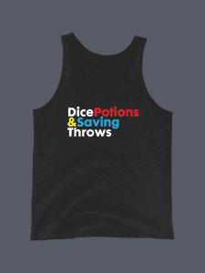 Dice Potions & Saving Throws Vest Black