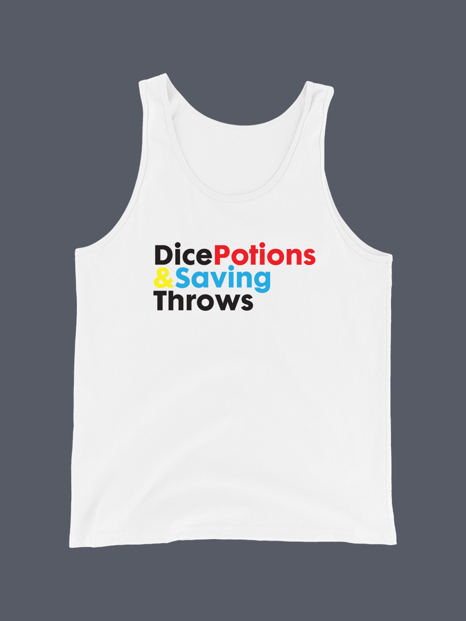 Dice Potions & Saving Throws Vest White