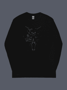 Donnie Dragon Long Sleeve Tee Black