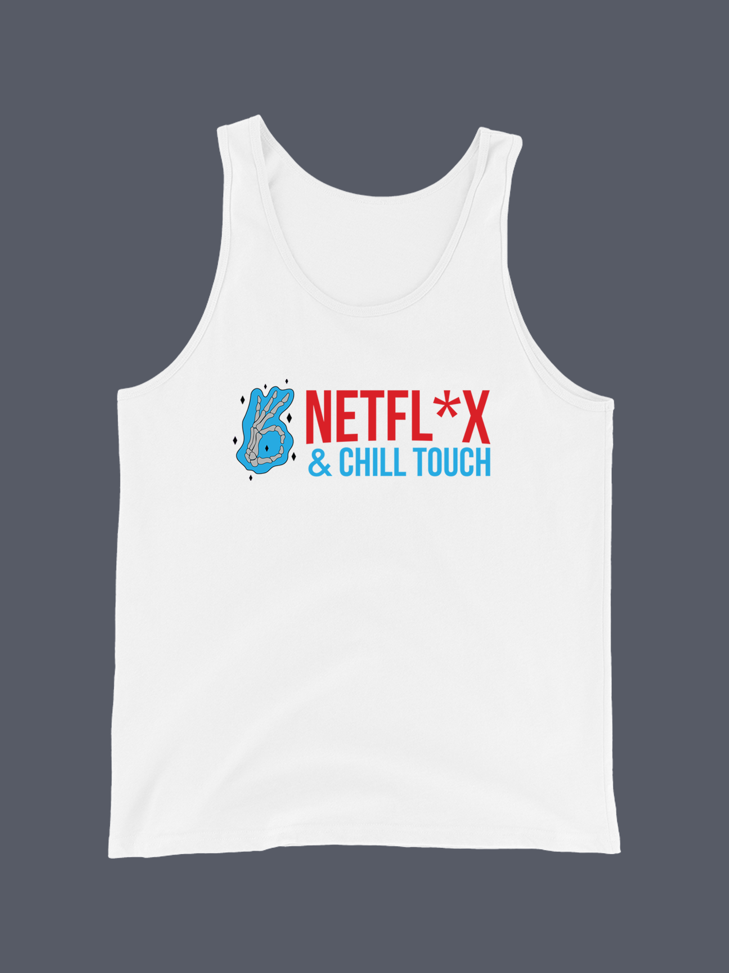 Netflix & Chill Touch Vest white