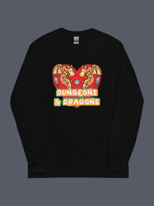 Pixel Heart Long Sleeve Tee Black