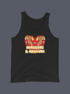 Pixel Heart Vest Black