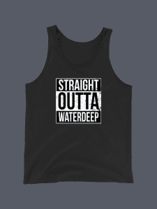 Straight Outta Waterdeep Vest black