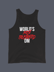 Worlds Most Frustrated DM vest black