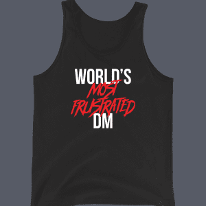 Worlds Most Frustrated DM vest black