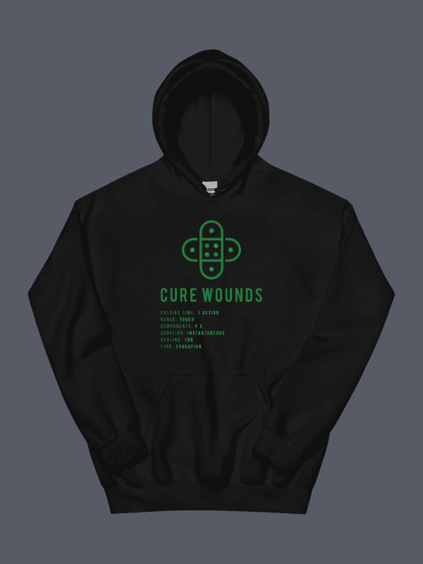 Cure Wounds Hoodie Black