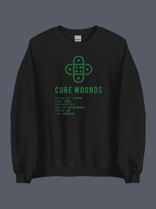 Cure Wounds Sweatshirt Black