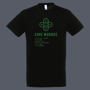Cure Wounds Tshirt Black