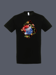 D20 Xmas Tshirt Black
