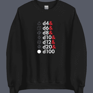 D4To100 Sweatshirt Black