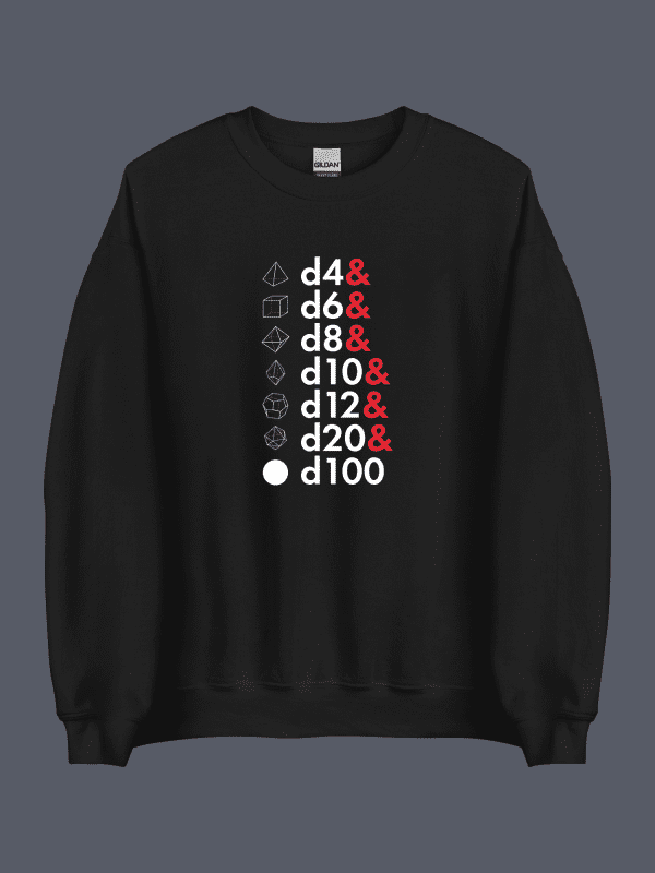 D4To100 Sweatshirt Black
