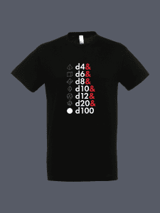 D4To100 Tshirt Black D4To100 Tshirt Black