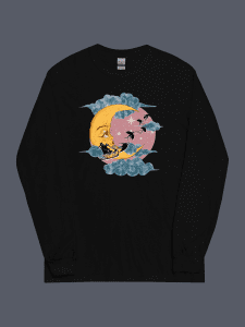 DnD Dreamin Xmas Long Sleeve Tee Black