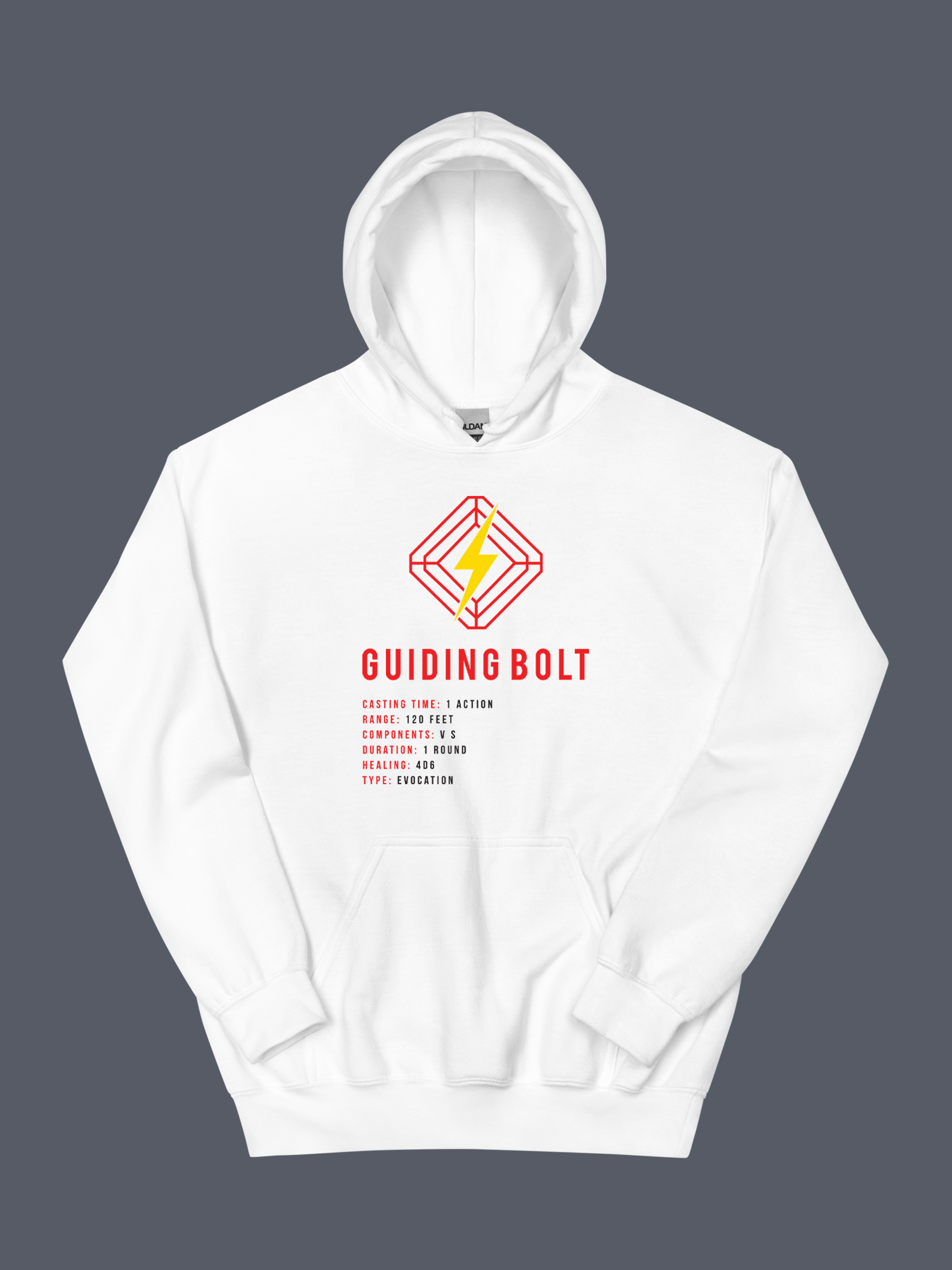 Guiding Bolt Hoodie White