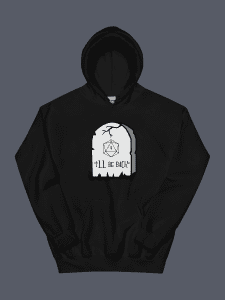 Ill Be Back Hoodie Black