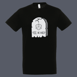 Ill Be Back Tshirt Black