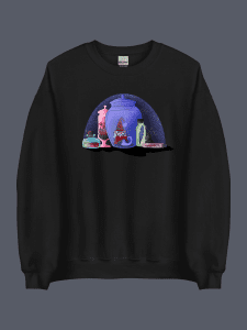 Grumpy Gnome Sweatshirt Black