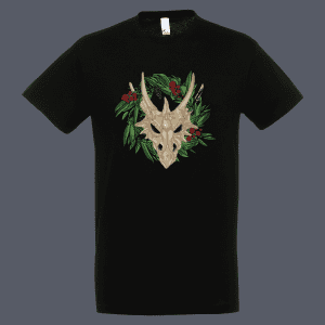 Wreath of the dragon tshirt black