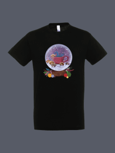Snow Globe Tshirt Black
