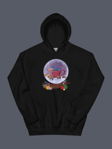 Snow Globe Hoodie Black