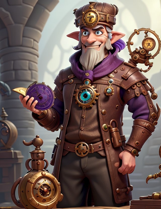 3D_Animation_Style_A_dungeons_and_Dragons_Clockwork_Artificer_0